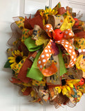 Fall Scarecrow Wreath