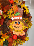 Fall Scarecrow Wreath