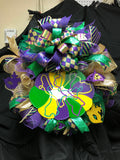 Mardi Gras King Cake XL Deco Mesh Wreath