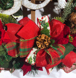 Rustic Christmas Wreath; Merry Christmas Wreath; Christmas Wreath; Joy Wreath; Winter Wreath; Evergreen Wreath