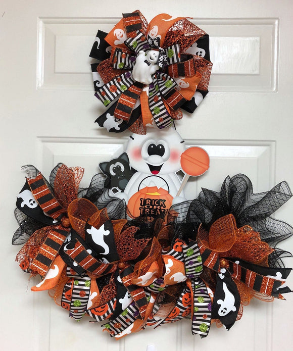 Halloween Ghost Rail, Adorable Rails, Halloween Decor, Fun Halloween Greetings,