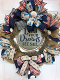 Nautical Sailing/Boating Wreath