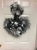 Black & White Halloween Witch Hat Door Front Hanger