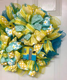 Happy Camper Front Door Summer Wreath