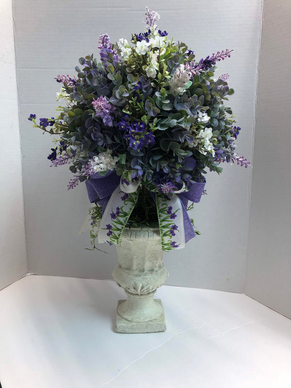 Lavender Topiary Arrangement, Table Arrangement, Lavender Topiary