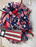 Patriotic Wreath ‘God Bless The USA”