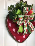 Strawberry Door Hanger, Summer Door Hanger