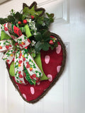 Strawberry Door Hanger, Summer Door Hanger