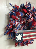 Patriotic Wreath ‘God Bless The USA”