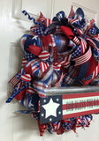 Patriotic Wreath ‘God Bless The USA”