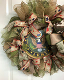 Military Wreath, US Army Door Wreath