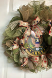 Military Wreath, US Army Door Wreath