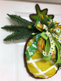 Pineapple Floral Wreath, Pineapple Door Sign, Creative Designs By JL, XL Pineapple Hanger