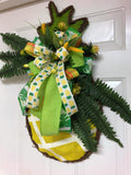 Pineapple Floral Wreath, Pineapple Door Sign, Creative Designs By JL, XL Pineapple Hanger