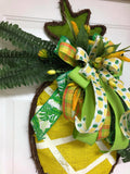 Pineapple Floral Wreath, Pineapple Door Sign, Creative Designs By JL, XL Pineapple Hanger