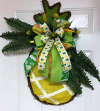 Pineapple Floral Wreath, Pineapple Door Sign, Creative Designs By JL, XL Pineapple Hanger