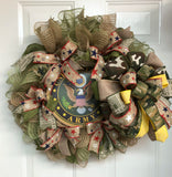 Military Wreath, US Army Door Wreath