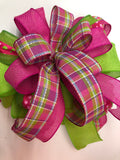 Swag Spring Bow, Gift wrapping Bow, Mailbox Bow