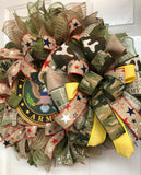 Military Wreath, US Army Door Wreath