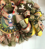 Military Wreath, US Army Door Wreath