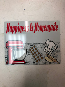 Kitchen Decor Happiness Is Homemade Baking Sign