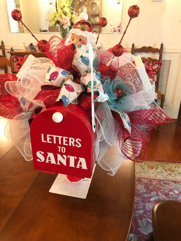 Holiday Letters To Santa Table Top Decor