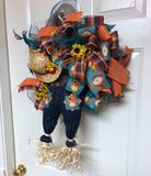 Pixie Fall Scarecrow Wreath