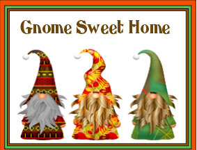 Fall Gnome Sweet Home Sign, Home Sweet Gnome