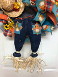 Pixie Fall Scarecrow Wreath