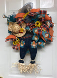 Pixie Fall Scarecrow Wreath