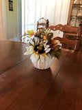 Fall Cream Sunflower Arrangement