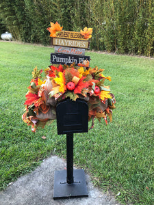 Fall Mailbox Swag