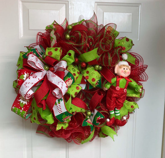 DIY Elf Wreath Kit