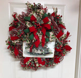 Christmas Holly Wreath