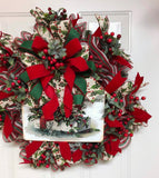 Christmas Holly Wreath