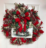 Christmas Holly Wreath