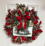 Christmas Holly Wreath