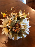 Fall Cream Sunflower Arrangement