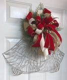 Holiday Red Bell Door Hanger