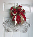 Holiday Red Bell Door Hanger