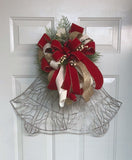 Holiday Red Bell Door Hanger