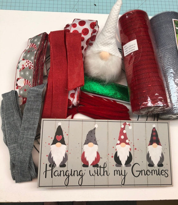 Gnome Wreath Kit DIY