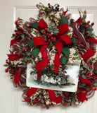 Christmas Holly Wreath