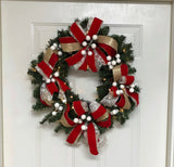 Christmas Lighted Pune Wreath