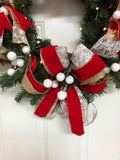 Christmas Lighted Pune Wreath