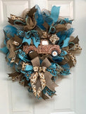 Farmhouse Leopard Print Truck Wreath