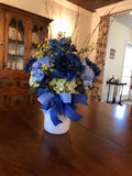 Floral Arrangement,Blue Hydrangea