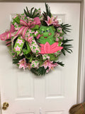 Spring Frog Wreath