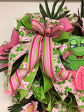 Spring Frog Wreath