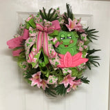 Spring Frog Wreath